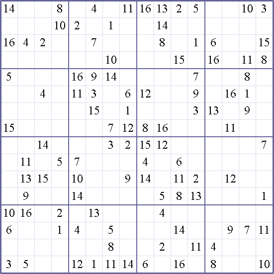 Sudoku Weekly - crazy Puzzle