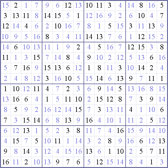 Sudoku Weekly - crazy Puzzle