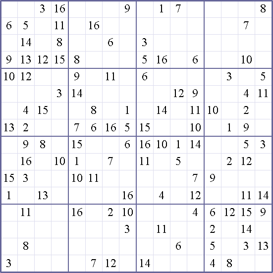 Sudoku Weekly - crazy Puzzle