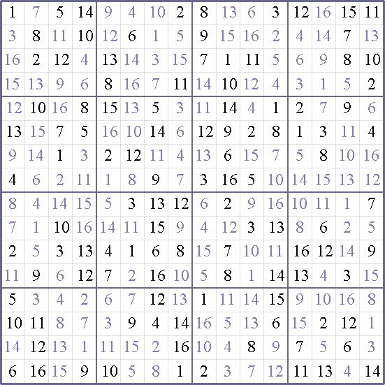 Sudoku Weekly - crazy Puzzle