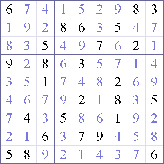 Sudoku Weekly - crazy Puzzle