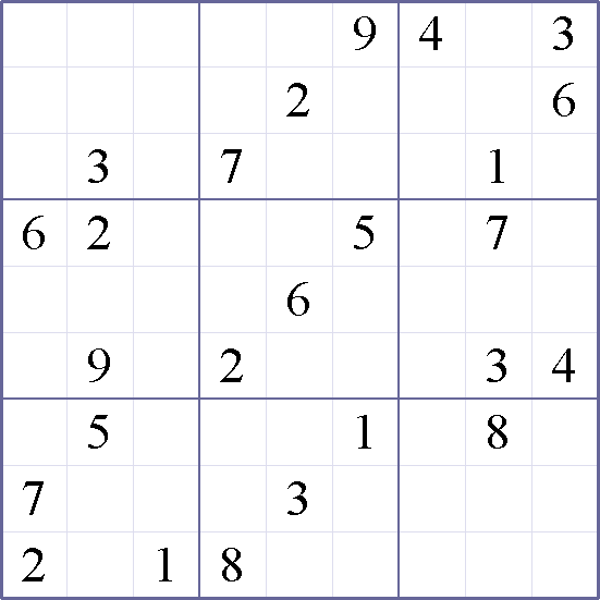 Sudoku Weekly - crazy Puzzle