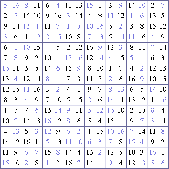Sudoku Weekly - easy Puzzle