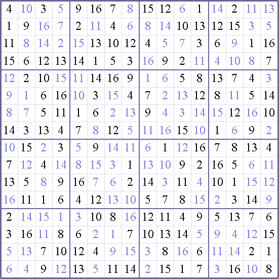 Sudoku Weekly - easy Puzzle