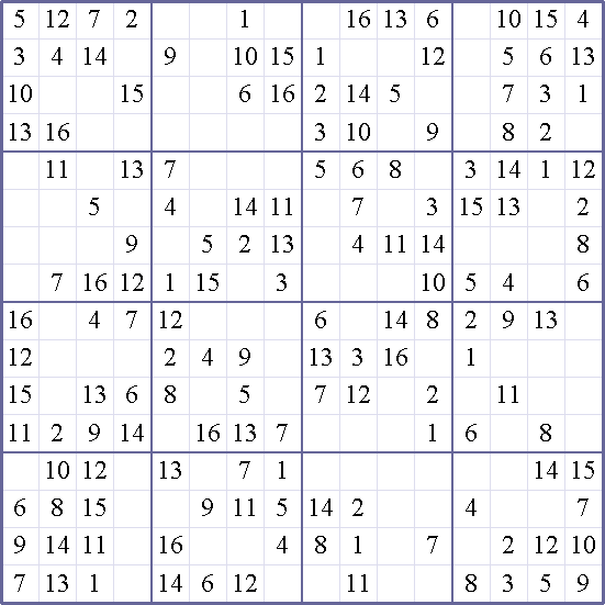 Sudoku Weekly - easy Puzzle