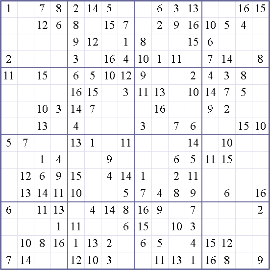 Sudoku Weekly - easy Puzzle