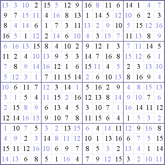 Sudoku Weekly - easy Puzzle