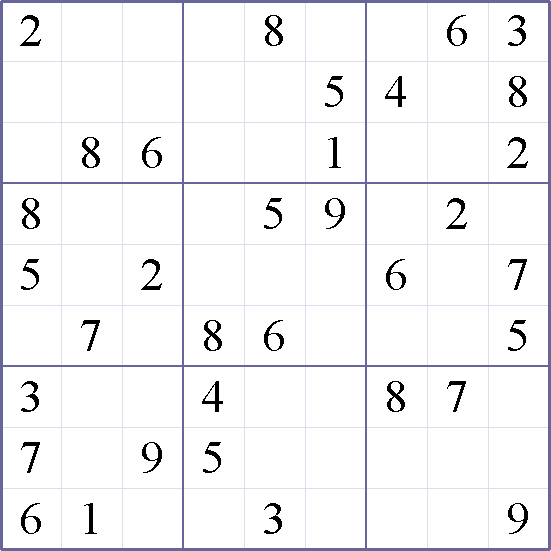 Sudoku Weekly - easy Puzzle