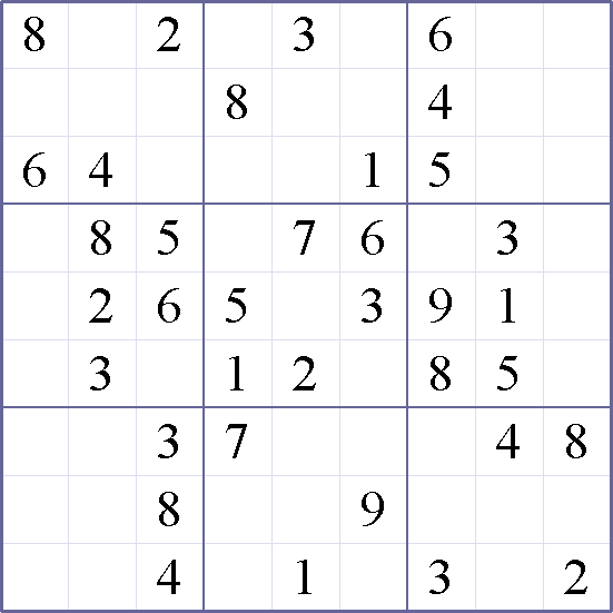 Sudoku Weekly - easy Puzzle