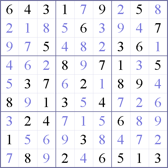 Sudoku Weekly - easy Puzzle