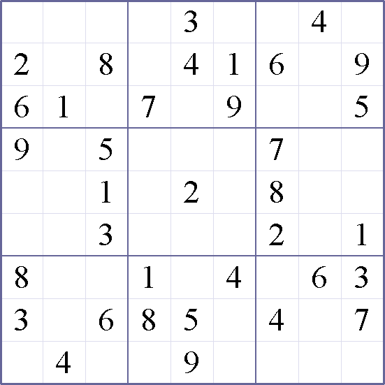 Sudoku Weekly - easy Puzzle