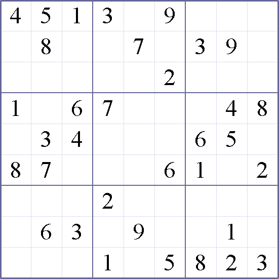 Sudoku Weekly - easy Puzzle