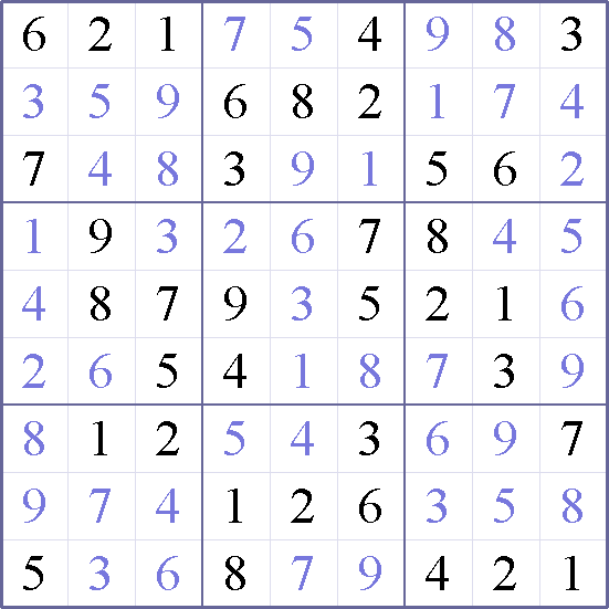 Sudoku Weekly - easy Puzzle