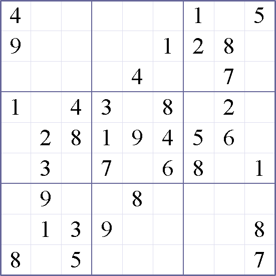 Sudoku Weekly - easy Puzzle