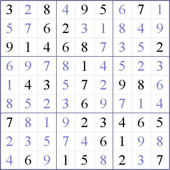 Sudoku Weekly - easy Puzzle