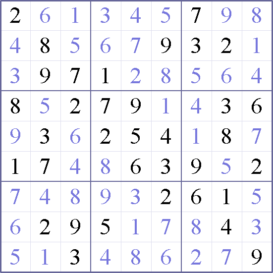 Sudoku Weekly - easy Puzzle