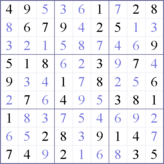 Sudoku Weekly - easy Puzzle