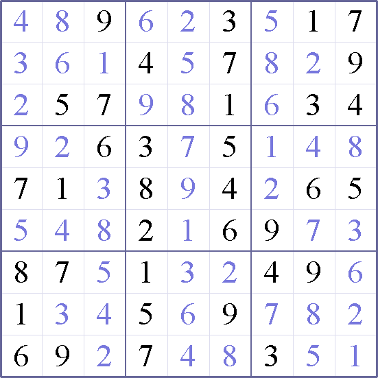 Sudoku Weekly - easy Puzzle