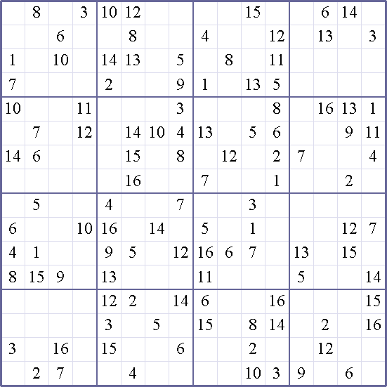 Sudoku Weekly - hard Puzzle