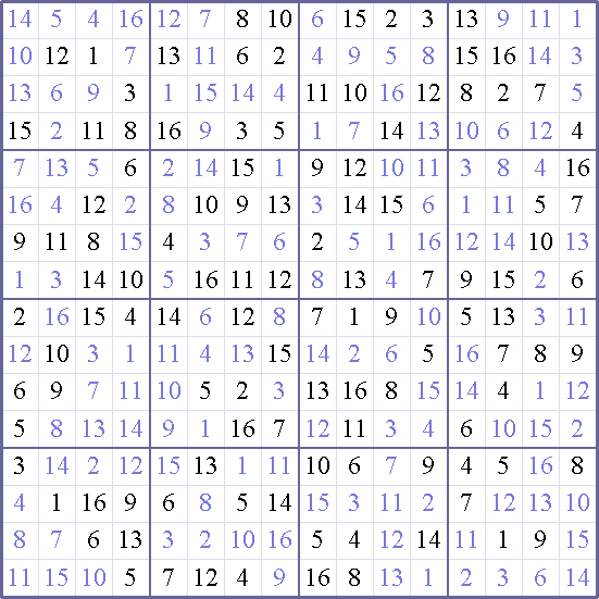 Sudoku Weekly - hard Puzzle