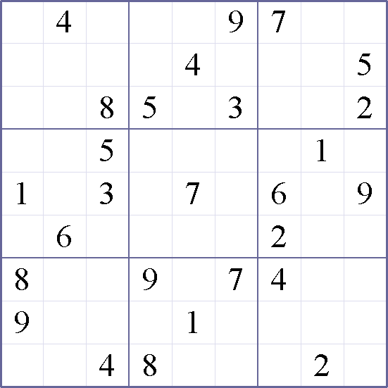 Sudoku Weekly - hard Puzzle