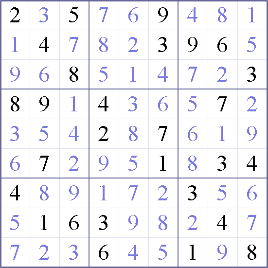 Sudoku Weekly - hard Puzzle