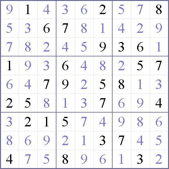 Sudoku Weekly - hard Puzzle