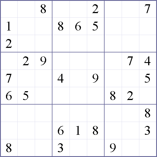 Sudoku Weekly - hard Puzzle