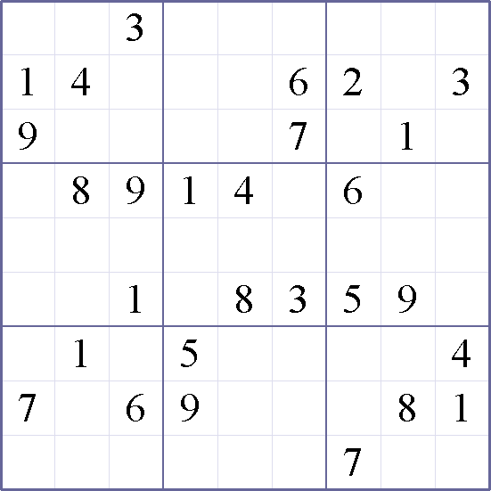 Sudoku Weekly - hard Puzzle