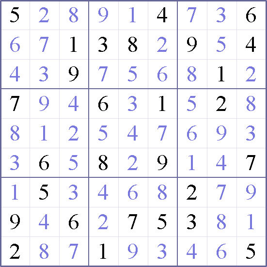 Sudoku Weekly - hard Puzzle