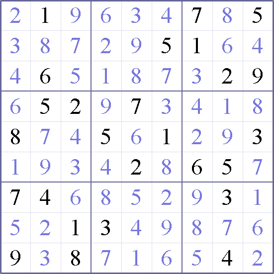Sudoku Weekly - hard Puzzle