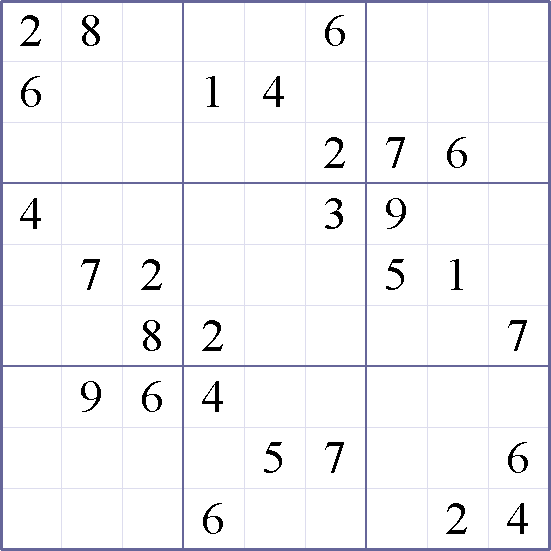 Sudoku Weekly - hard Puzzle