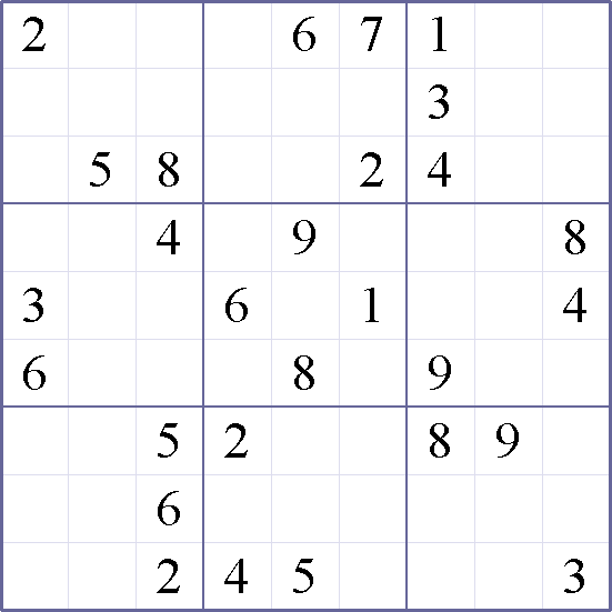 Sudoku Weekly - hard Puzzle
