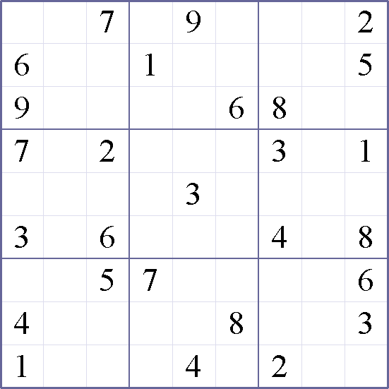 Sudoku Weekly - hard Puzzle