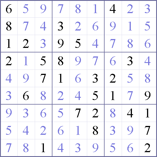 Sudoku Weekly - hard Puzzle