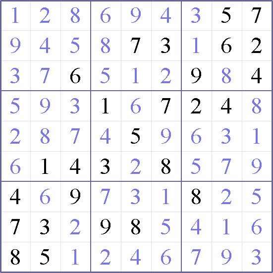 Sudoku Weekly - hard Puzzle