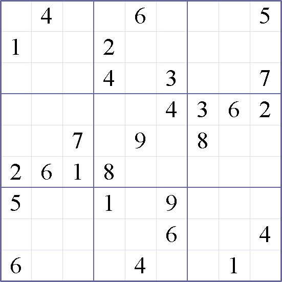 Sudoku Weekly - hard Puzzle