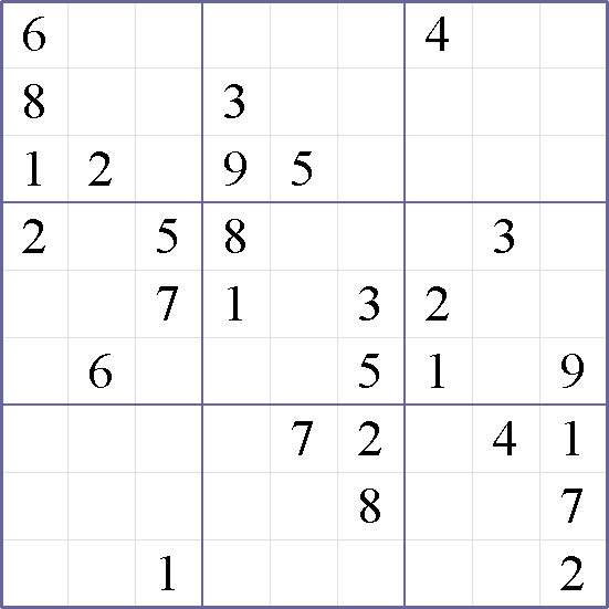 Sudoku Weekly - hard Puzzle