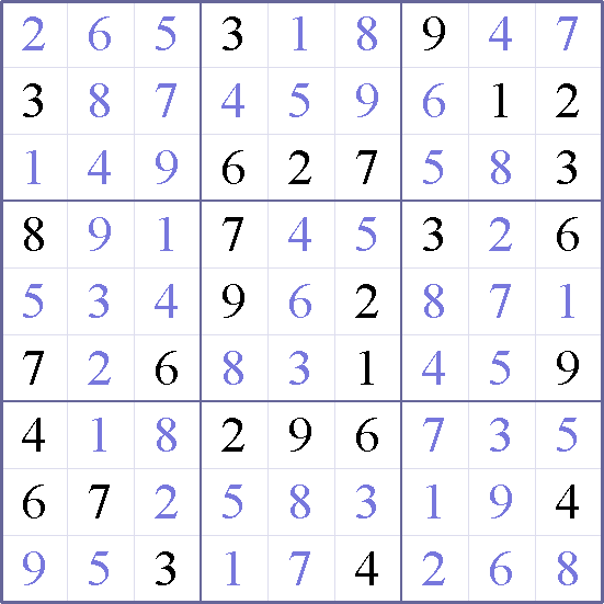 Sudoku Weekly - hard Puzzle
