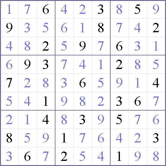 Sudoku Weekly - hard Puzzle