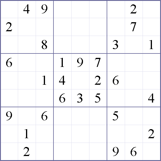 Sudoku Weekly - hard Puzzle