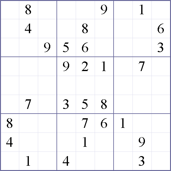 Sudoku Weekly - medium Puzzle