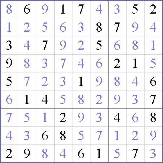 Sudoku Weekly - medium Puzzle