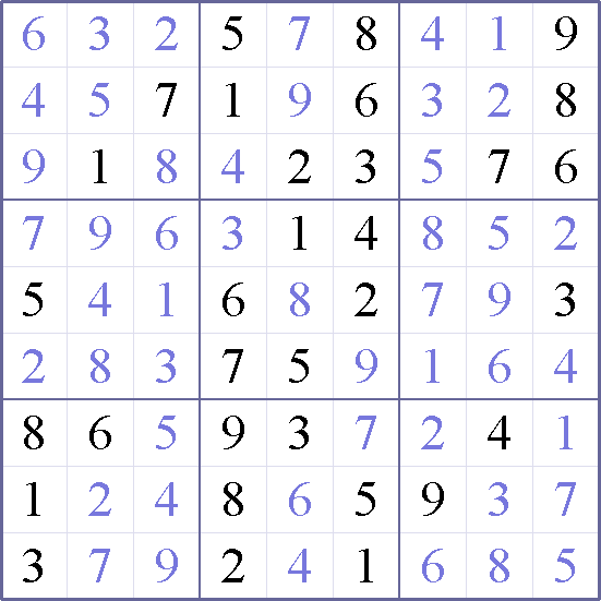 Sudoku Weekly - medium Puzzle