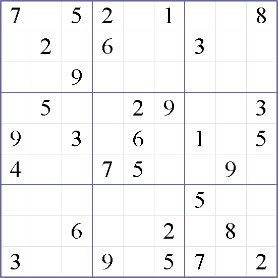 Sudoku Weekly - medium Puzzle