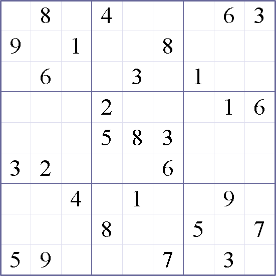 Sudoku Weekly - medium Puzzle