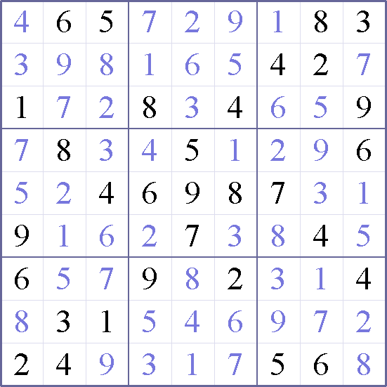 Sudoku Weekly - medium Puzzle