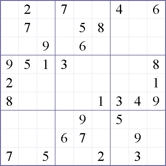 Sudoku Weekly - medium Puzzle